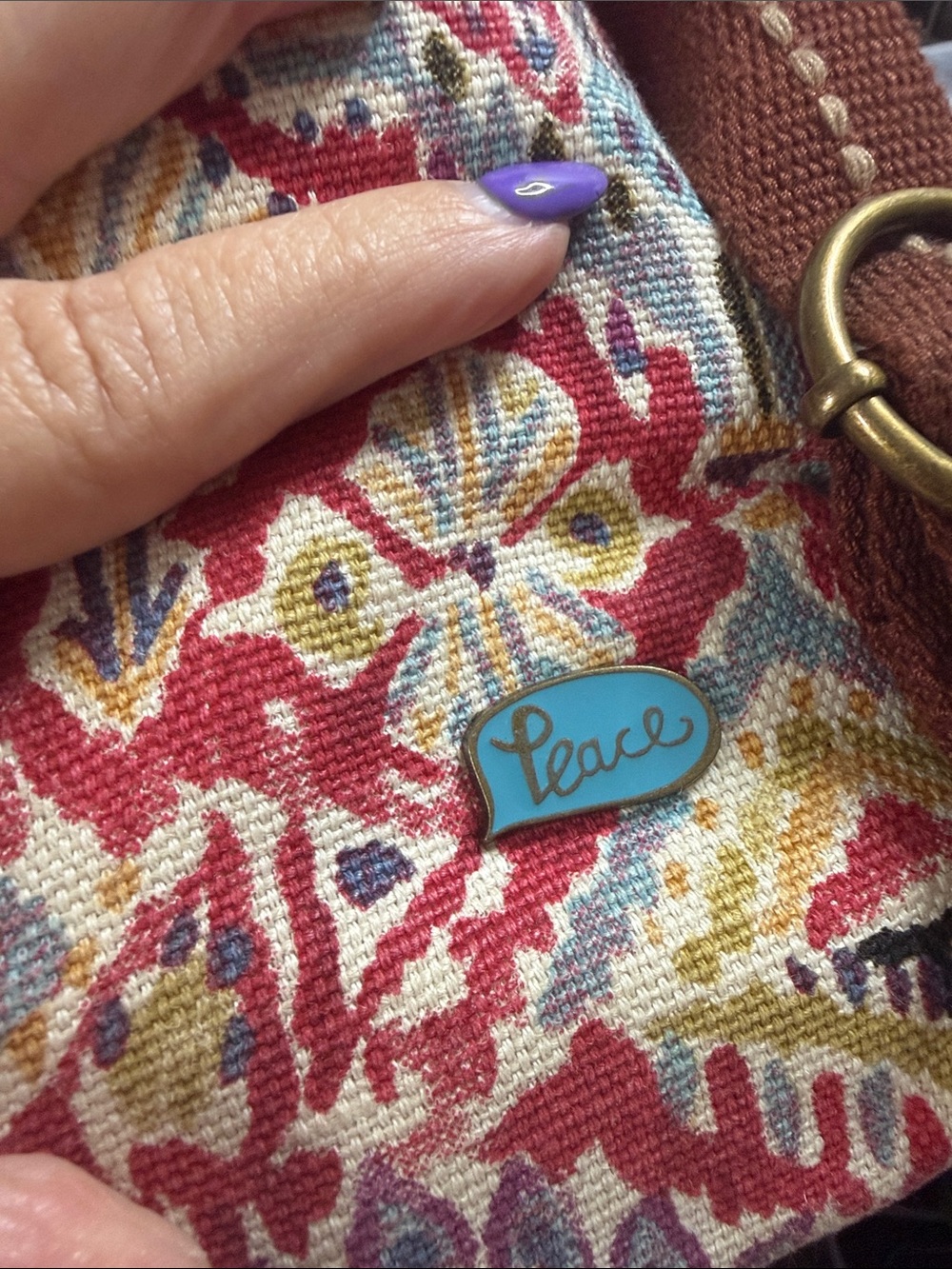 Sakroots Artistic Circle Convertible Flap Backpack - Picture 9 of 14